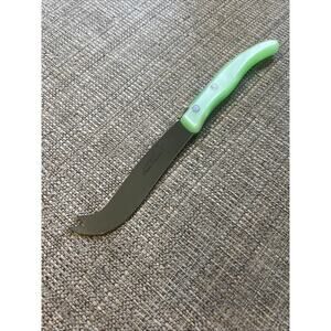 CLAUDE DOZORME Laguiole Bee France Cheese Knife Pearl‎ Green handle 8.5”